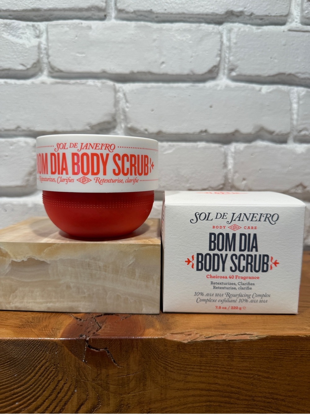 Sol de Janeiro Bom Dia Body Scrub 7.8 oz Cheirosa 40 NIB AHA BHA Exfoliating